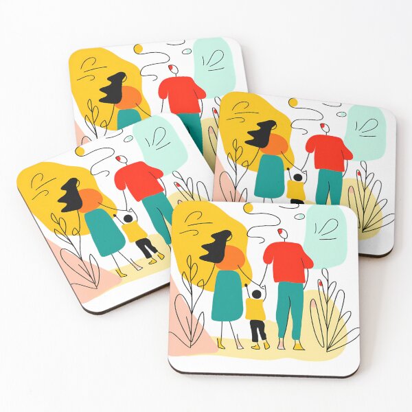 Item preview, Happy family on a beautiful holiday designed and sold by mando24895.