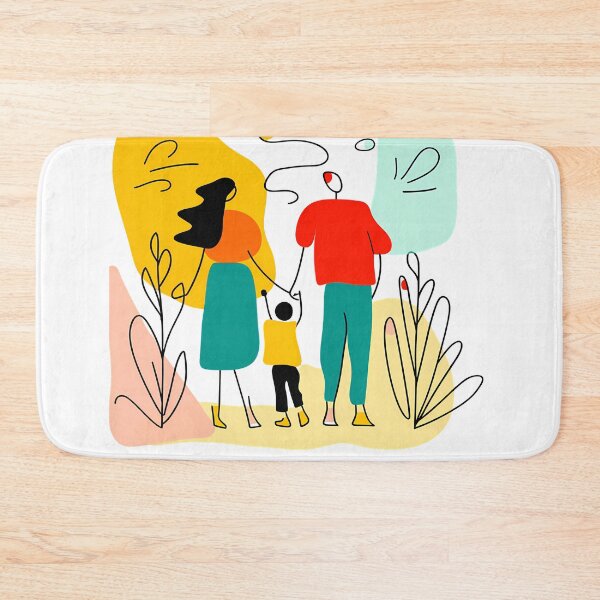 Item preview, Happy family on a beautiful holiday designed and sold by mando24895.