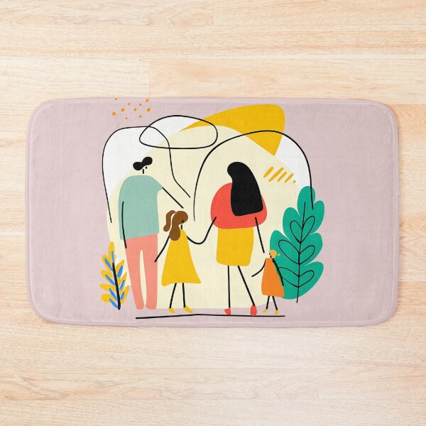 Item preview, Happy family on a holiday designed and sold by mando24895.