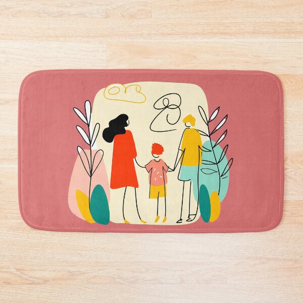 Item preview, Happy family on a beautiful day designed and sold by mando24895.