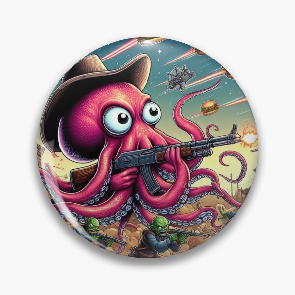 Item preview, Galactic Octopus Cowboy: A Space Adventure with Alien Encounters designed and sold by litchick1977.