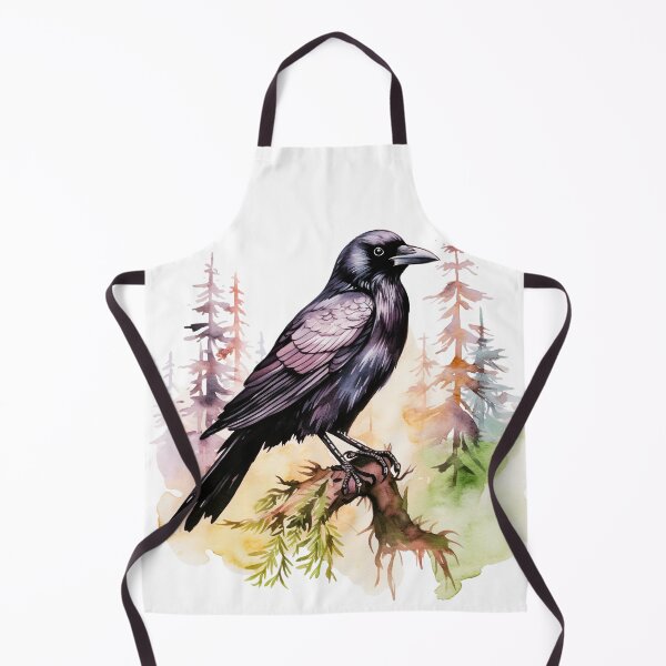 Item preview, Watercolor Crow Bird designed and sold by TheAnimalZ00.