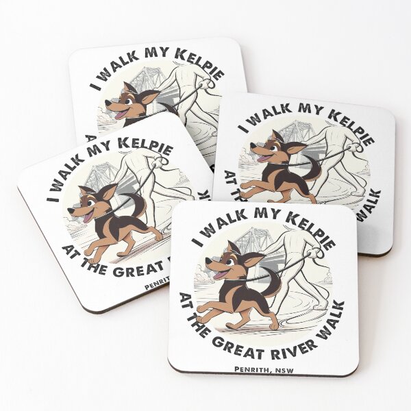 Item preview, Kelpie Nepean River Penrith NSW designed and sold by The Western Weekender.