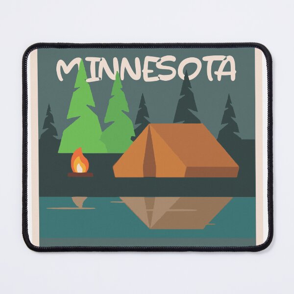 Item preview, Minnesota Tent Trees Campsite Art designed and sold by TerScott.