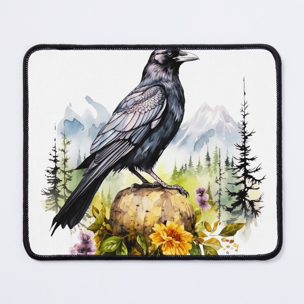 Item preview, Watercolor Crow designed and sold by TheAnimalZ00.