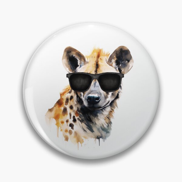Item preview, Hyena Wearing Sunglasses designed and sold by TheAnimalZ00.