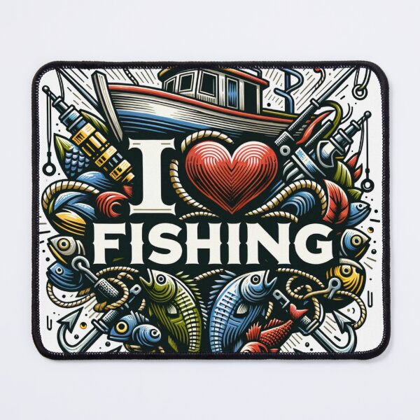 Item preview, I Love Fishing designed and sold by PassionforLove.
