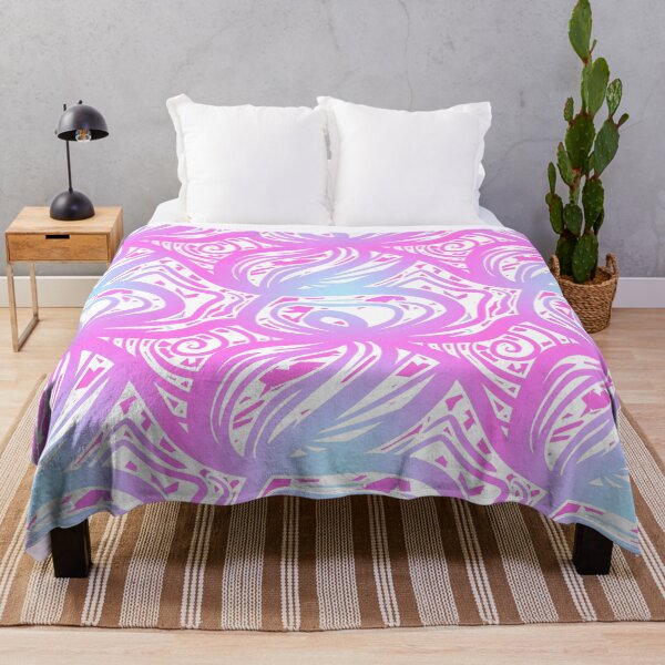 Artikelvorschau, Rosa und blaues Linienmuster entworfen und verkauft von BobbyMillsArt.