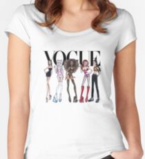 spice girls vogue Women's Fitted Scoop T-Shirt