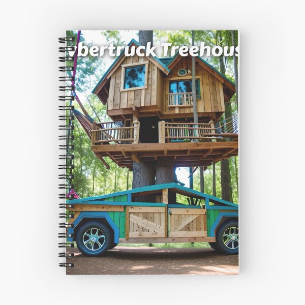 Item preview, Los vehículos eléctricos son divertidos: Cybertruck Treehouse designed and sold by frunkbros.