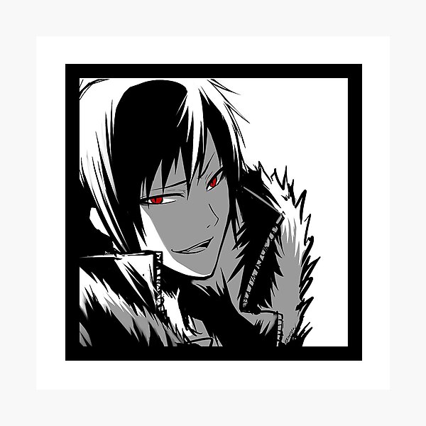Aperçu de l'œuvre Orihara Izaya [DRRR] BW-Minimaliste créée et vendue par rinfiora.