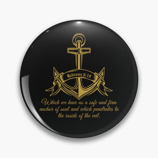 Item preview,  Anchored in hope.Hebrews 6:19 designed and sold by Virtuousvogue.