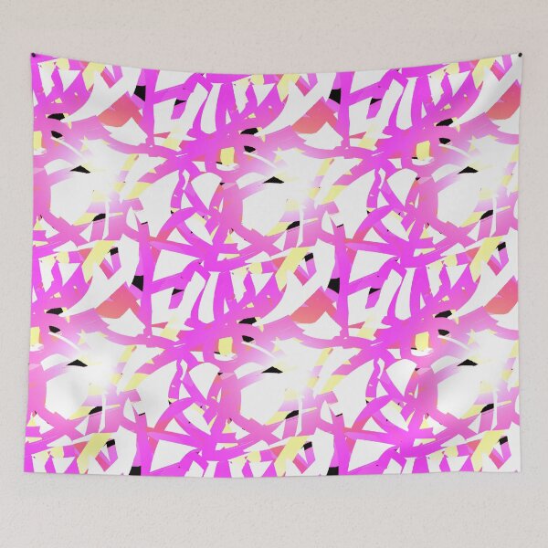 Item preview, Strawberry Lemonade Abstract Pattern designed and sold by BobbyMillsArt.