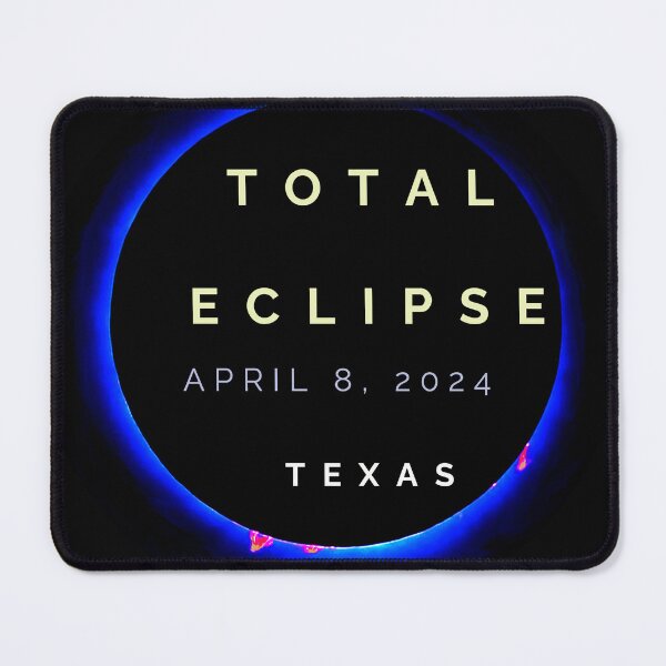 Item preview, Texas Total Solar Eclipse 2024 sun moon totality ring of fire from my photo designed and sold by AuroraXGreen.