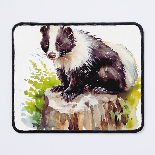 Item preview, Watercolor Skunk designed and sold by TheAnimalZ00.