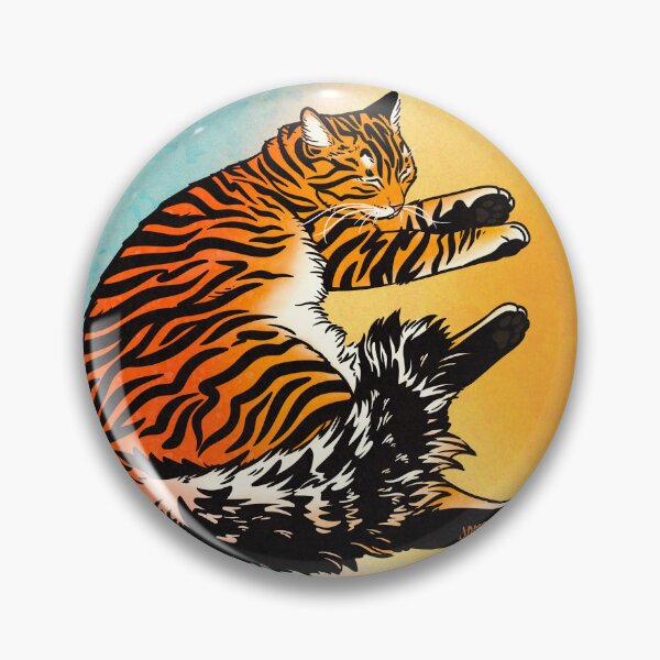 Item preview, Fluffy Resting Tiger designed and sold by jastinamor.
