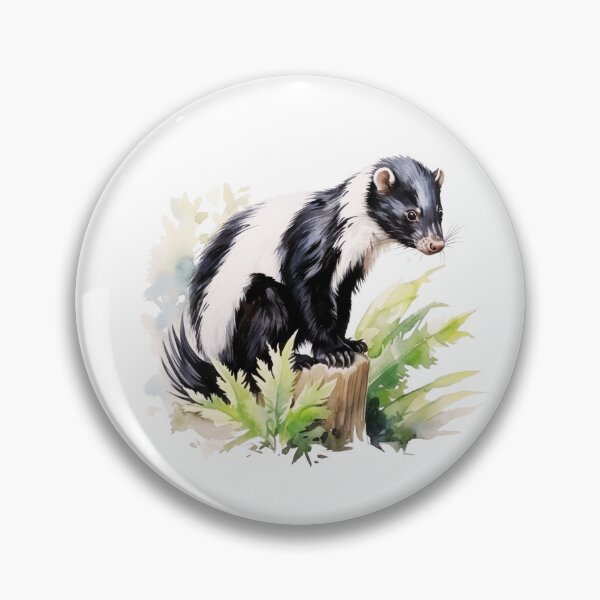 Item preview, Skunk Watercolor designed and sold by TheAnimalZ00.
