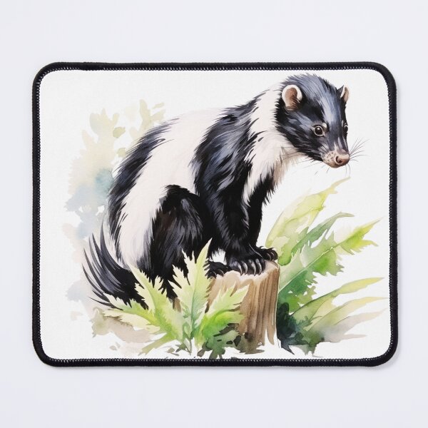 Item preview, Skunk Watercolor designed and sold by TheAnimalZ00.