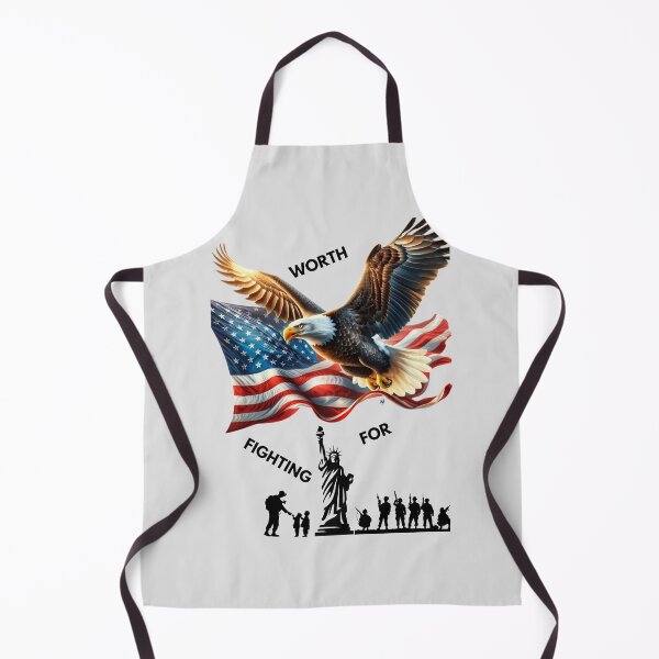 Item preview, Eagle Soars with Flag: Bravery Embodied designed and sold by ValorVerse.