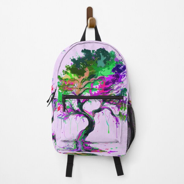 Item preview, DREAMS TREE IN A RAINBOW OF COLORS reproduction In Pollock style designed and sold by THE AMERICAN TEEVANGELIST.