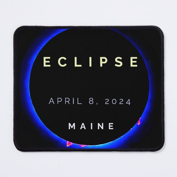 Item preview, Maine Total Solar Eclipse 2024 sun moon totality ring of fire from my photo designed and sold by AuroraXGreen.