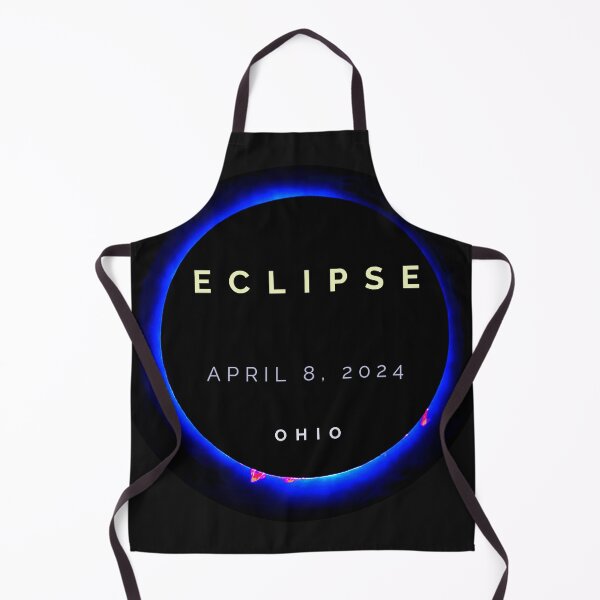 Item preview, Ohio Total Solar Eclipse 2024 sun moon totality ring of fire from my photo designed and sold by AuroraXGreen.