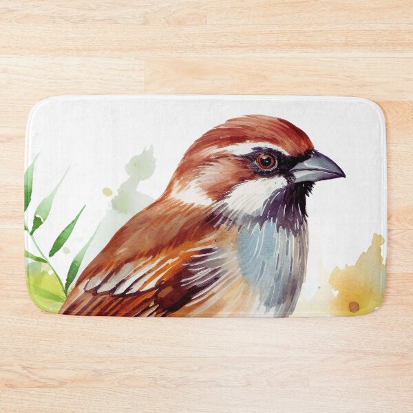 Item preview, Watercolor Sparrow Bird designed and sold by TheAnimalZ00.