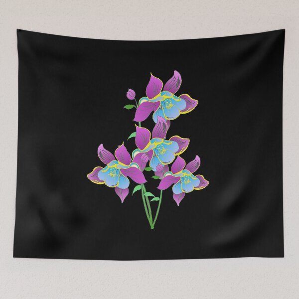 Item preview, Columbine Flower Columbine petals Wild flower lover  designed and sold by Artstastic.