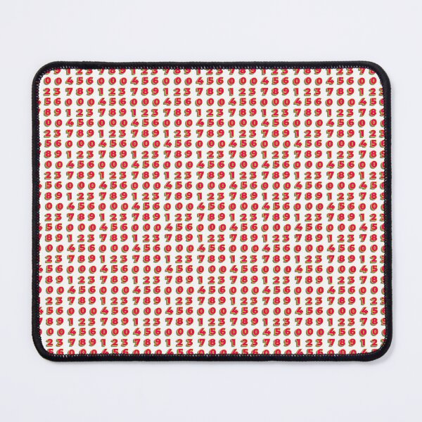 Item preview, red numbers sticker designed and sold by Numbers-Art.