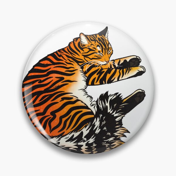 Item preview, Fluffy Resting Tiger II designed and sold by jastinamor.