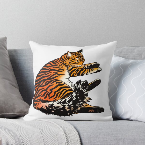 Item preview, Fluffy Resting Tiger II designed and sold by jastinamor.