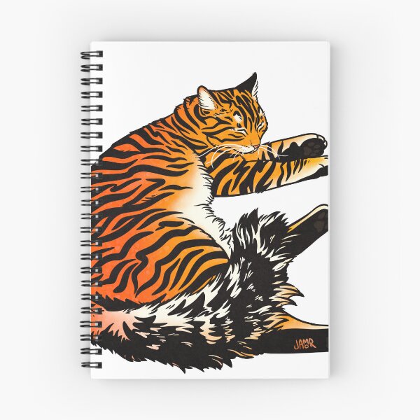 Item preview, Fluffy Resting Tiger II designed and sold by jastinamor.