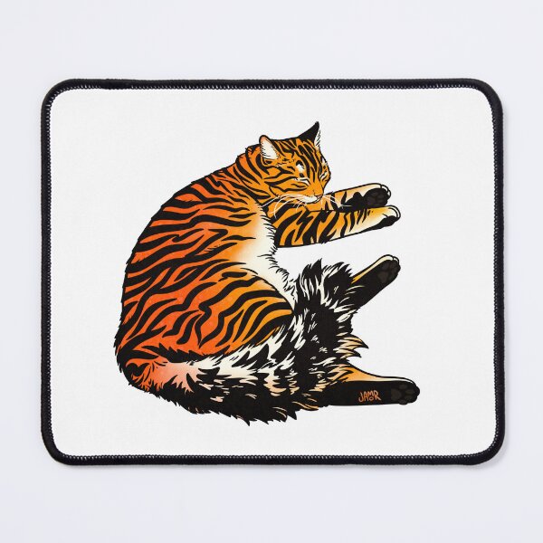 Item preview, Fluffy Resting Tiger II designed and sold by jastinamor.