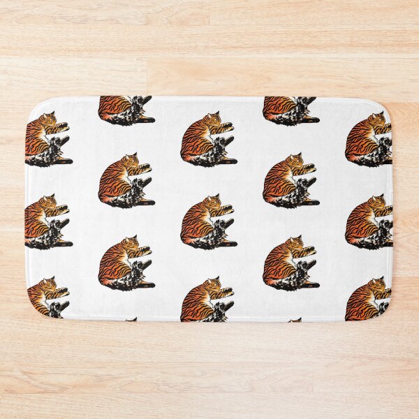 Item preview, Fluffy Resting Tiger II designed and sold by jastinamor.