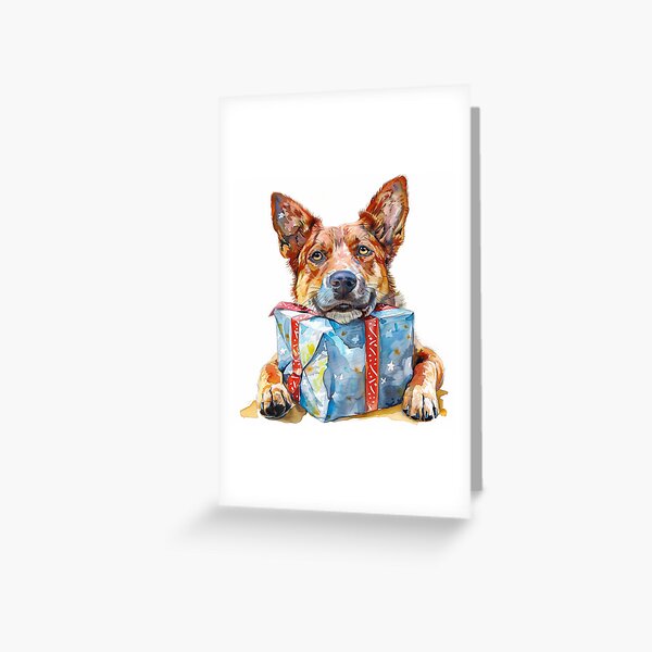 Item preview, Australian Red Cattle Dog Birthday designed and sold by wotsthis.