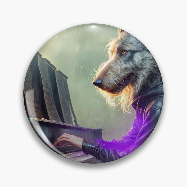 Item preview, Gray Scale of a Wolf Hound designed and sold by Alma Lee.