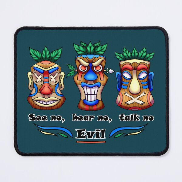 Item preview, Tikis No Evil designed and sold by BluekittieArts.