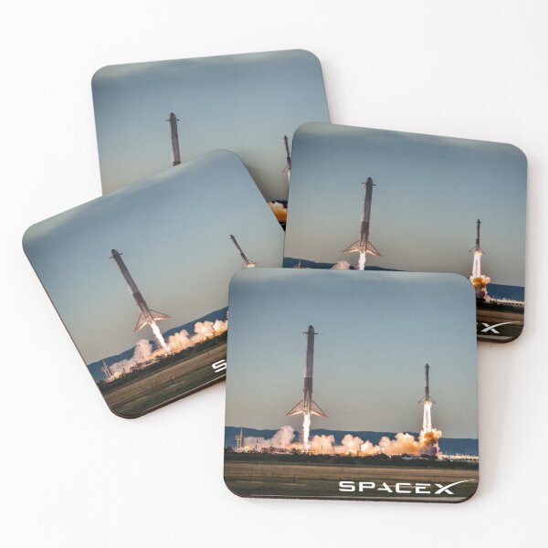 Item preview, SpaceX Falcon Boosters Synchronized Double Landing designed and sold by frunkbros.