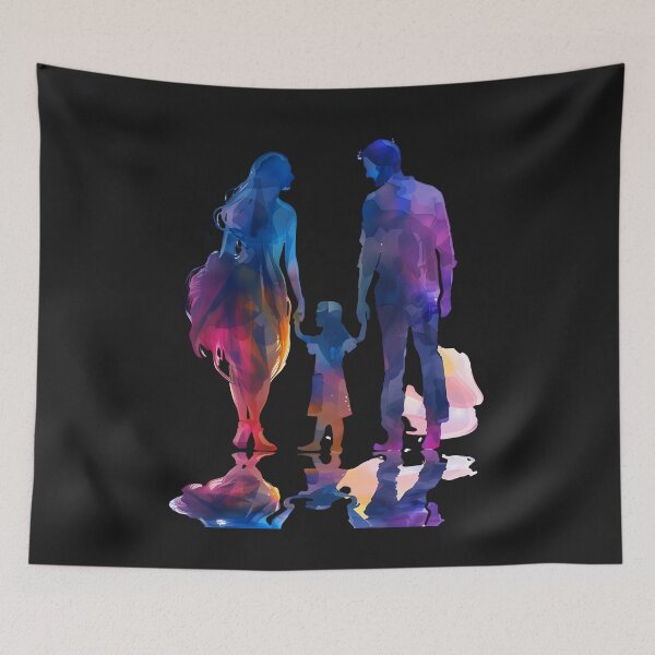 Item preview, Happy family in beautiful colors designed and sold by mando24895.