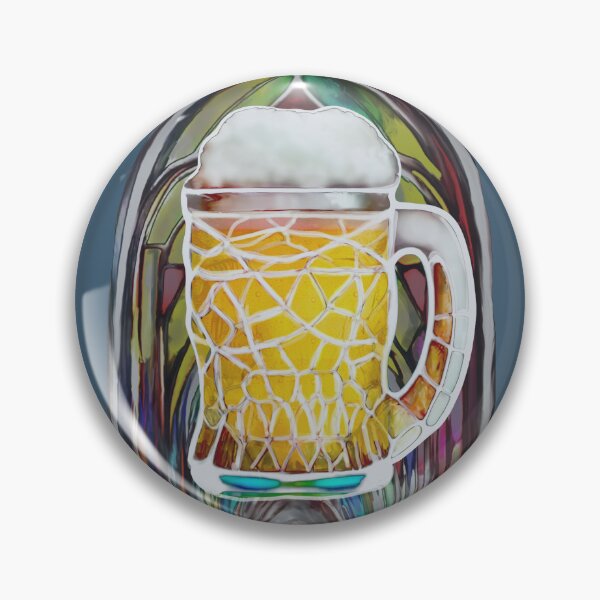 Item preview, Batik Beer Pint Beer Drinker Religious hippie gothic microbrew father's day designed and sold by AuroraXGreen.