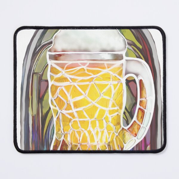 Item preview, Batik Beer Pint Beer Drinker Religious hippie gothic microbrew father's day designed and sold by AuroraXGreen.