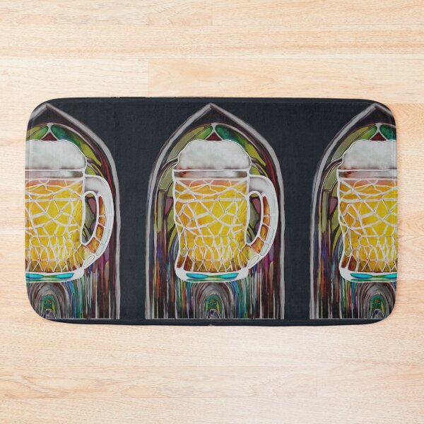 Item preview, Batik Beer Pint Beer Drinker Religious hippie gothic microbrew father's day designed and sold by AuroraXGreen.