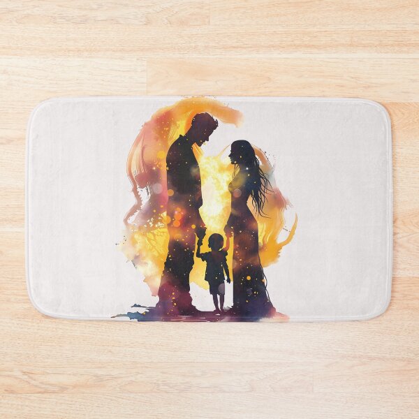 Item preview, Happy family under the moon designed and sold by mando24895.