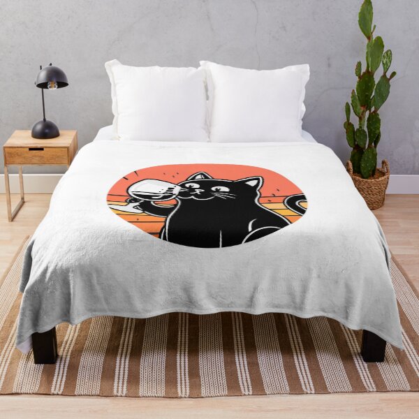 Item preview, Black Cat Drinking Wine designed and sold by Timegraf.