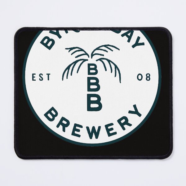 Item preview, Byron Bay Logo (White) Fitted T-Shirt designed and sold by ReneMartel3.