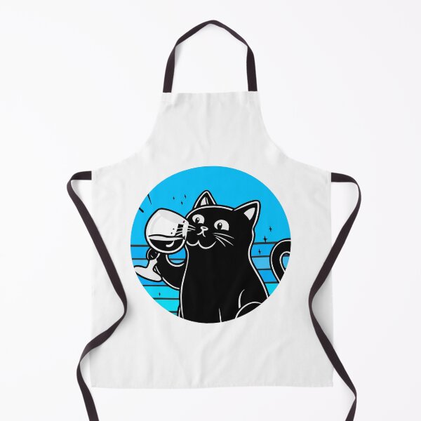Item preview, Black Cat Drinking Wine designed and sold by Timegraf.