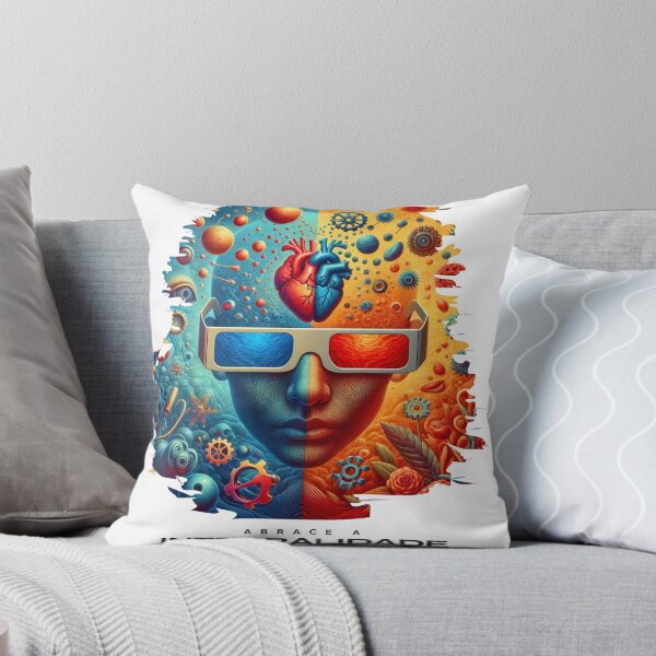 Item preview, Unity of Heart and Mind in 3D - Portuguese version  designed and sold by GestaltTees.