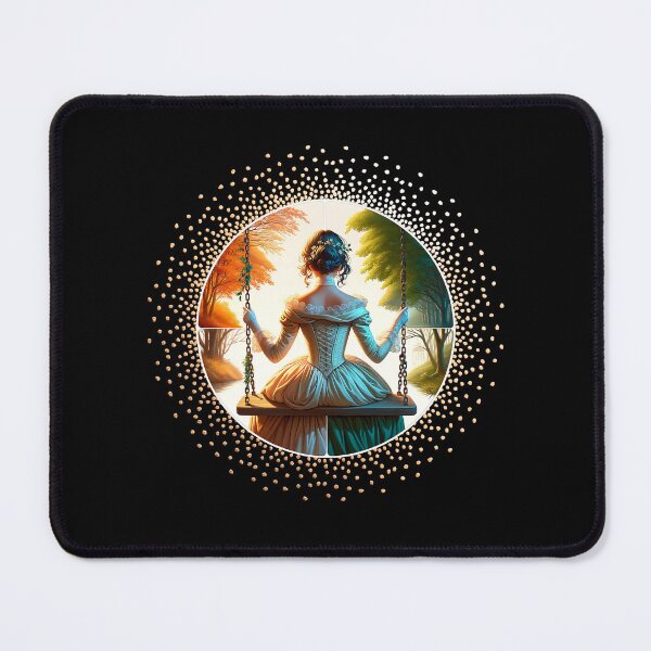 Item preview, Girl on swing Regency Era designed and sold by minirexdesigns.