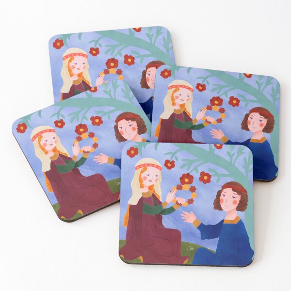 Item preview, Vintage Fantasy inspired Medieval Scene Illustration 5 designed and sold by MariOyama.