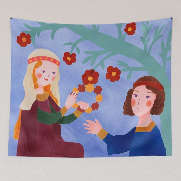 Item preview, Vintage Fantasy inspired Medieval Scene Illustration 5 designed and sold by MariOyama.